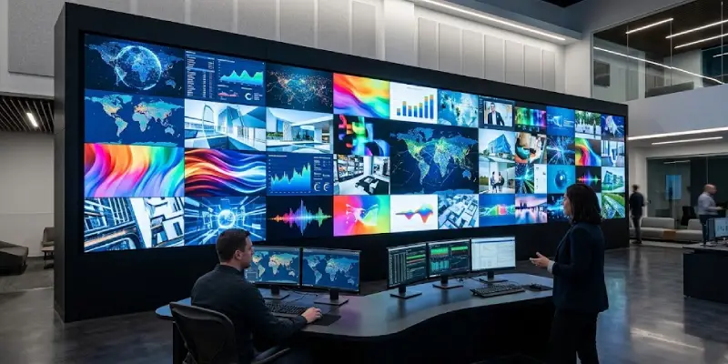 سیستم های نمایشگر و ویدیو وال (Video Wall) در اتاق مانیتورینگ